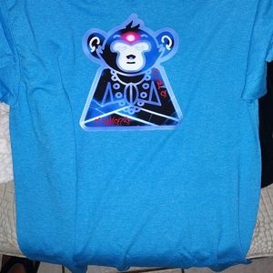 Meditating Monkey Camisys Glow in the dark Graphic T